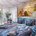 Daire Edler Wohnraum Marvel Mit Balkon, Boxspringbett, Kaffeevollautomat, Lift & Parkplatz *