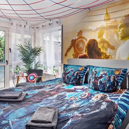 Apartment Edler Wohnraum Marvel Mit Balkon, Boxspringbett, Kaffeevollautomat, Lift & Parkplatz *