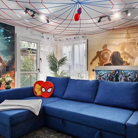 Edler Wohnraum Marvel Mit Balkon, Boxspringbett, Kaffeevollautomat, Lift & Parkplatz דירה *