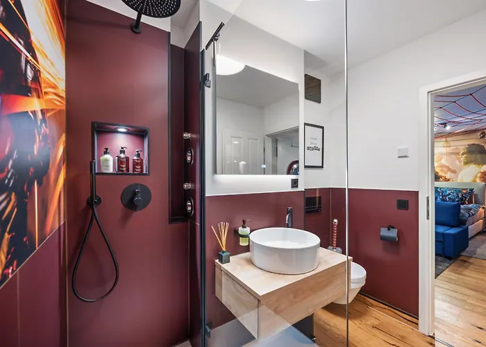 Apartment Edler Wohnraum Marvel Mit Balkon, Boxspringbett, Kaffeevollautomat, Lift & Parkplatz Chemnitz