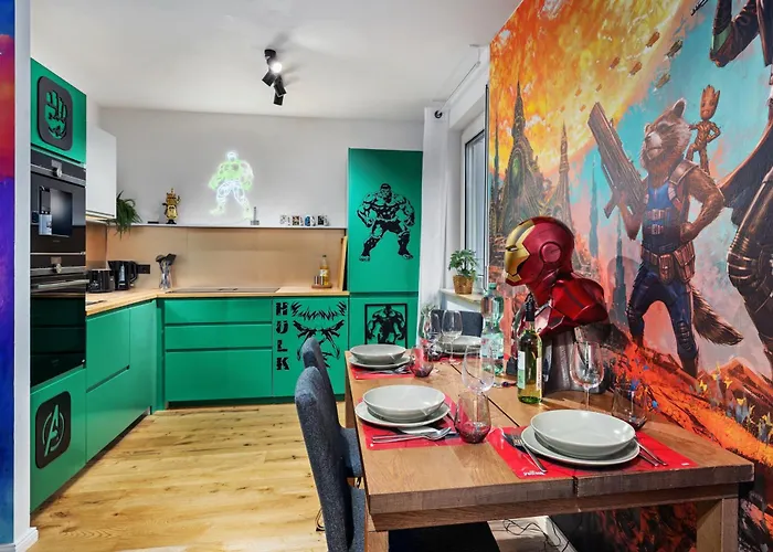 Edler Wohnraum Marvel Mit Balkon, Boxspringbett, Kaffeevollautomat, Lift & Parkplatz * Chemnitz