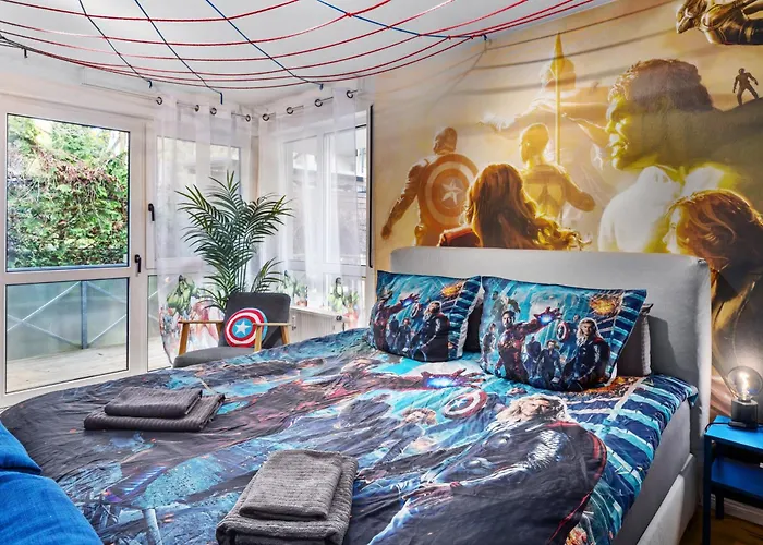 Apartment Edler Wohnraum Marvel Mit Balkon, Boxspringbett, Kaffeevollautomat, Lift & Parkplatz *